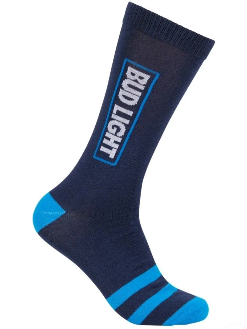 Bud Light Official Party Men’s Crew Socks 3-Pack - Blue & Black